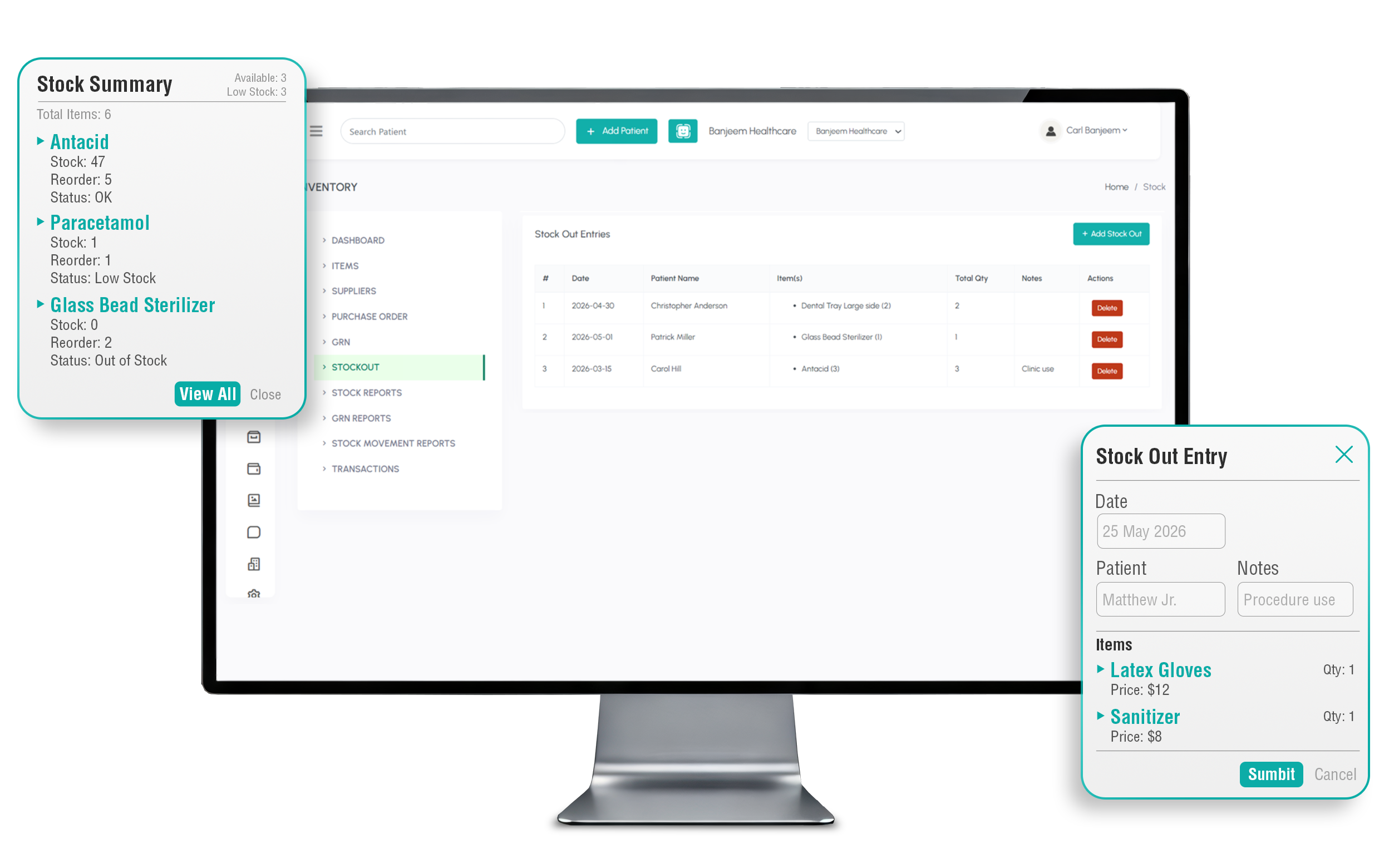 Material Tracking